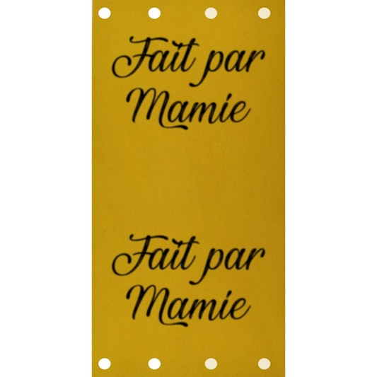 Étiquette - Fait par Mamie
