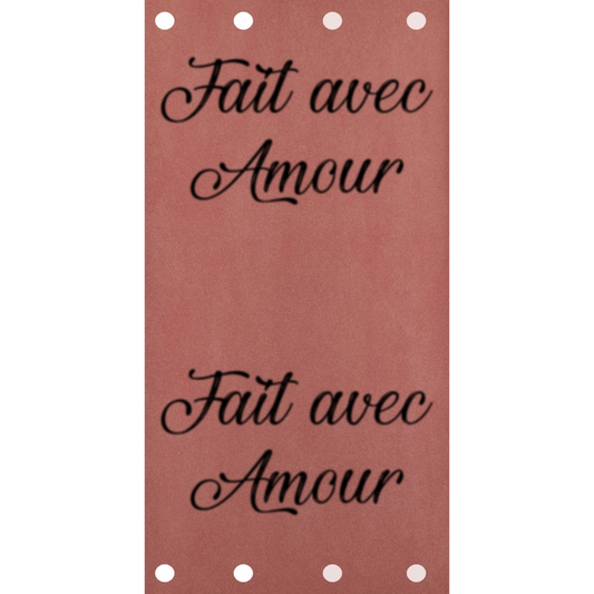 Étiquette - Fait avec Amour