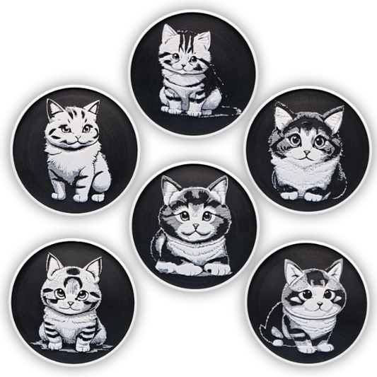 Sous-Verres Gentil Chat